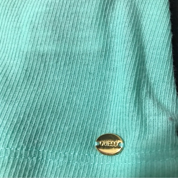 GUESS White and Teal Light Weight One Size Fits Most Tank Top Set of 2 - Picture 3 of 8